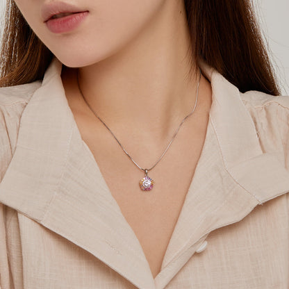 [Violet JW]Charming Flower Colorful Necklace