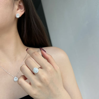 [Violet JW]Delicate Gorgeous Pear Cut Daily Earrings