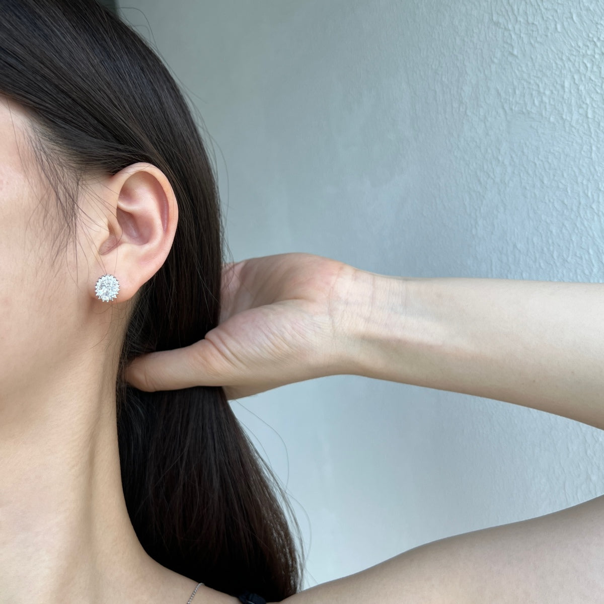 [Violet JW]Delicate Radiant Oval Cut Daily Earrings