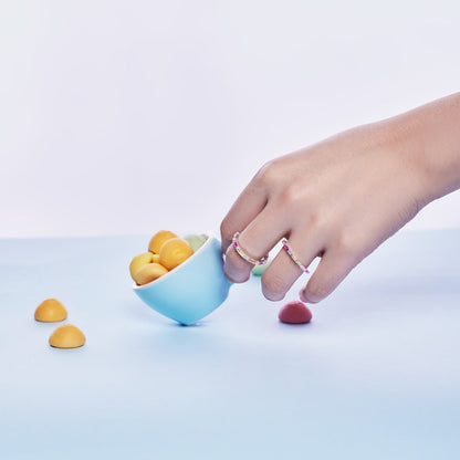 [Violet JW]Lively In Shades Elegant Radiant Cut Daily Ring