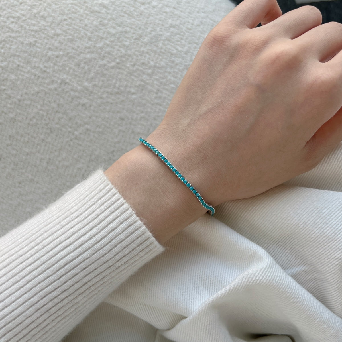 [Violet JW]Dazzling Exquisite Round Cut Daily Bracelet
