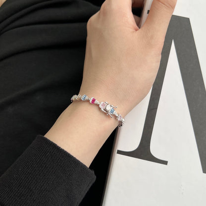 [Violet JW]Radiant Water Drop Shape Daily Bracelet