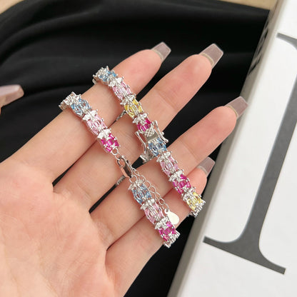 [Violet JW]Delicate Colorful Multi Cut Party Bracelet