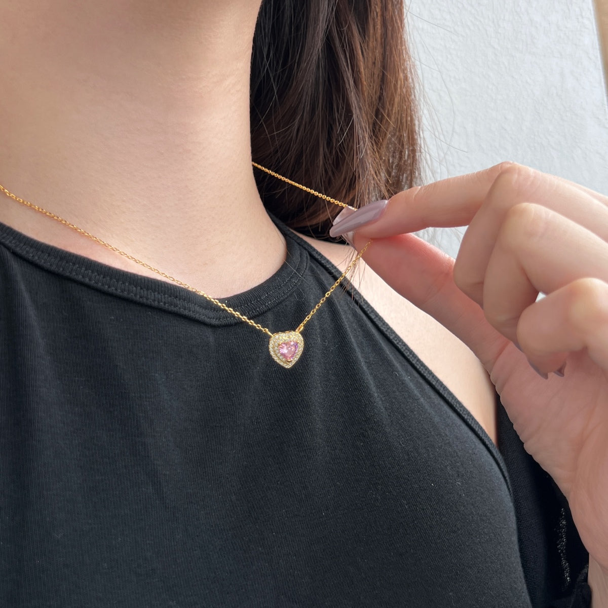 [Violet JW]Exquisite Heart Shape Necklace