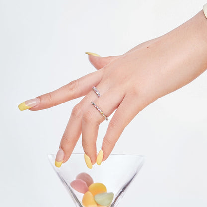[Violet JW]Dainty Ebullient Round Cut Daily Ring