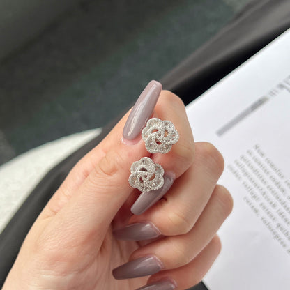 [Violet JW]Exquisite Flower Shape Daily Earrings