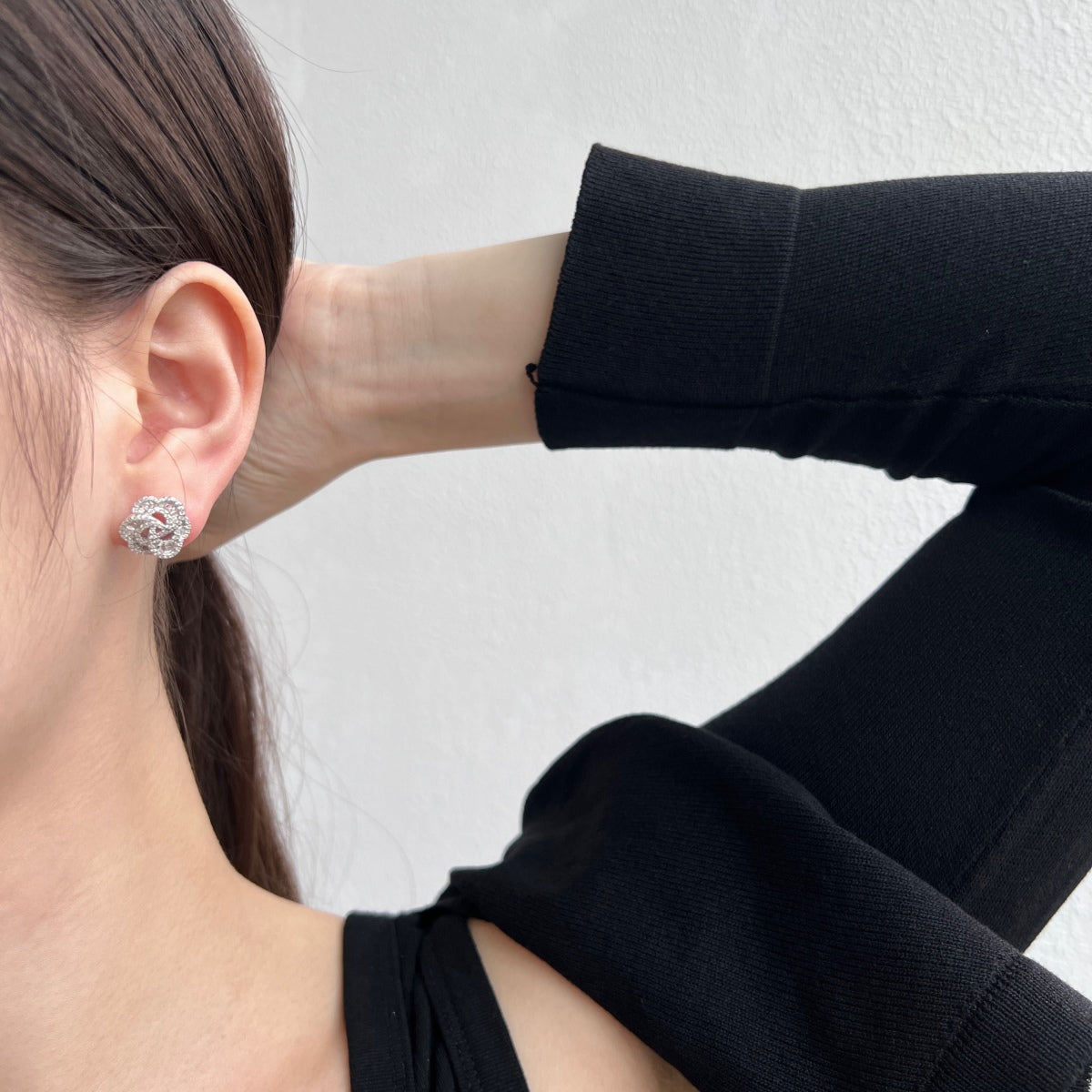 [Violet JW]Exquisite Flower Shape Daily Earrings