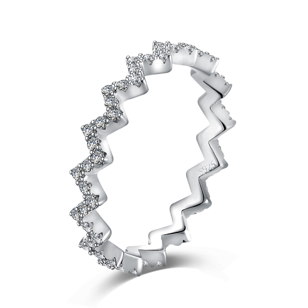 [Violet JW]Delicate Enchanting Wave Shape Daily Ring