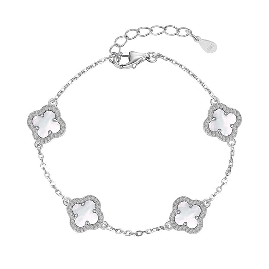 [Violet JW]Four-Leaf Clover Exquisite Bracelet