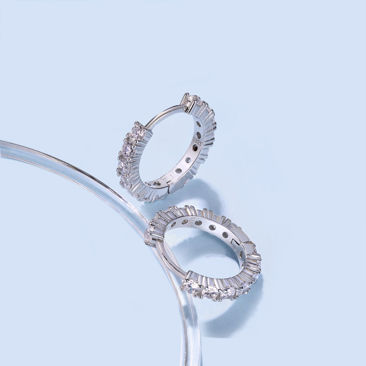 [Violet JW]Radiant Colorful Round Cut Earrings