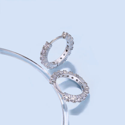 [Violet JW]Radiant Colorful Round Cut Earrings