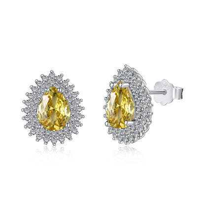[Violet JW]Delicate Gorgeous Pear Cut Daily Earrings