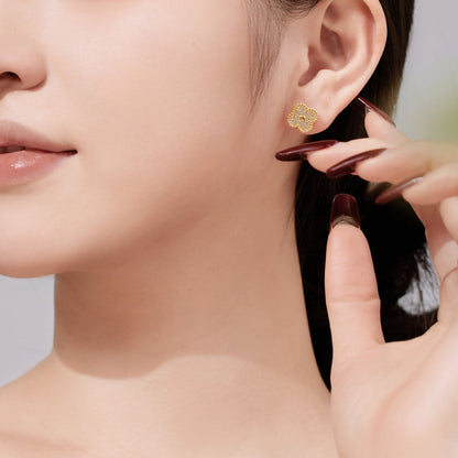 [Violet JW]Four Leaf Clover Fashion Earrings