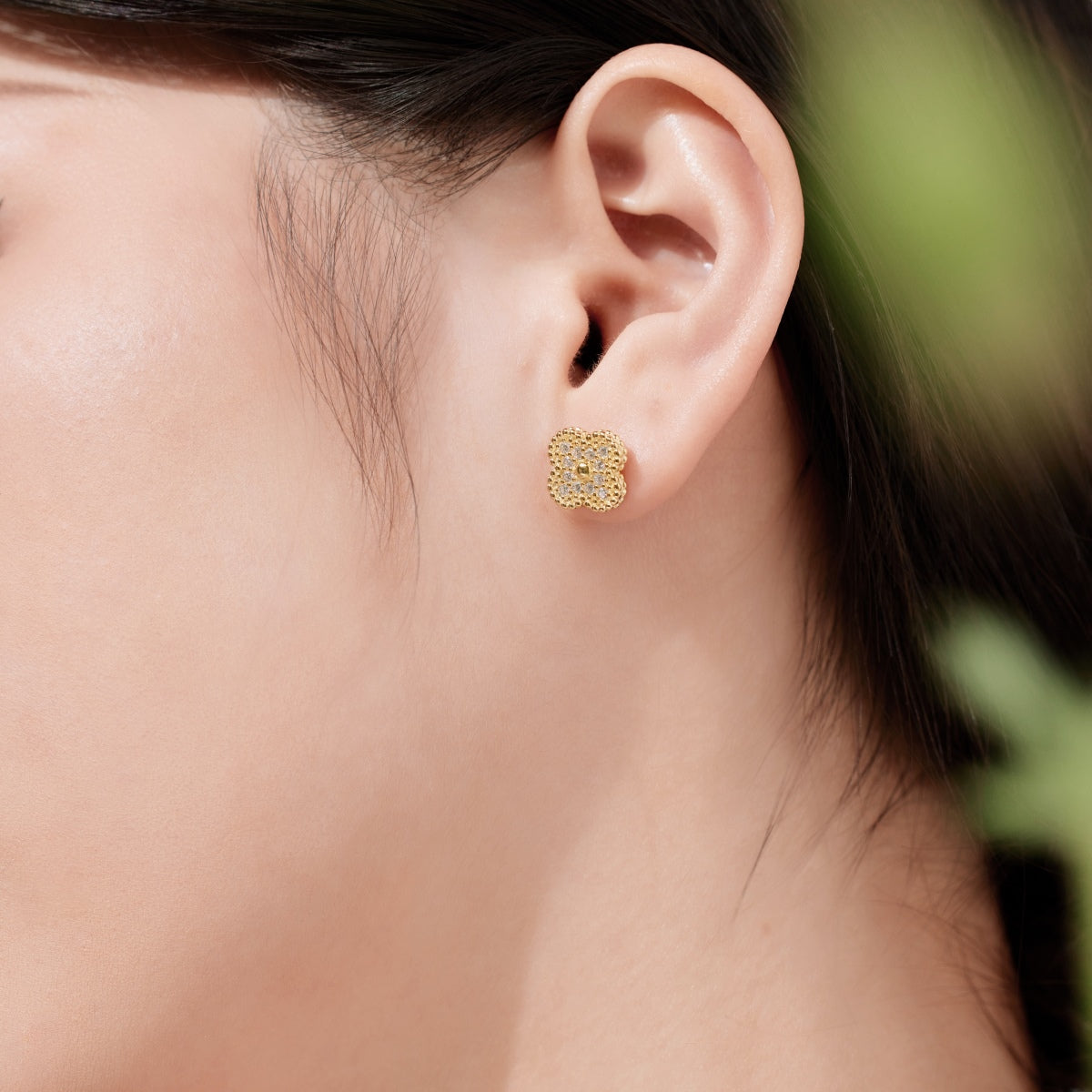 [Violet JW]Four Leaf Clover Fashion Earrings