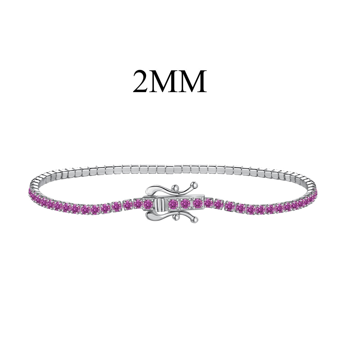 [Violet JW]Radiant Colorful Round Cut Party Bracelet