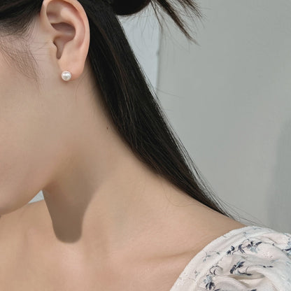 [Violet JW]Delicate Pearl Earrings
