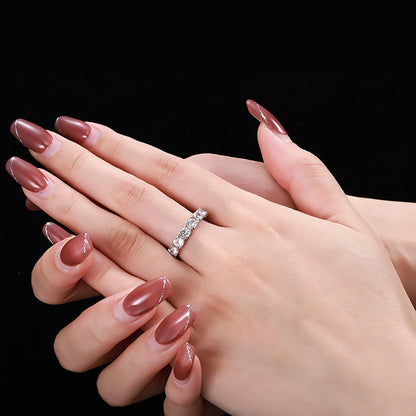 [Violet JW]Eternity Round Cut Tennis Ring