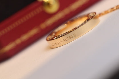 [Baslove] LIEBE HALSKETTE VERSTELLBAR ROSÉGOLD 