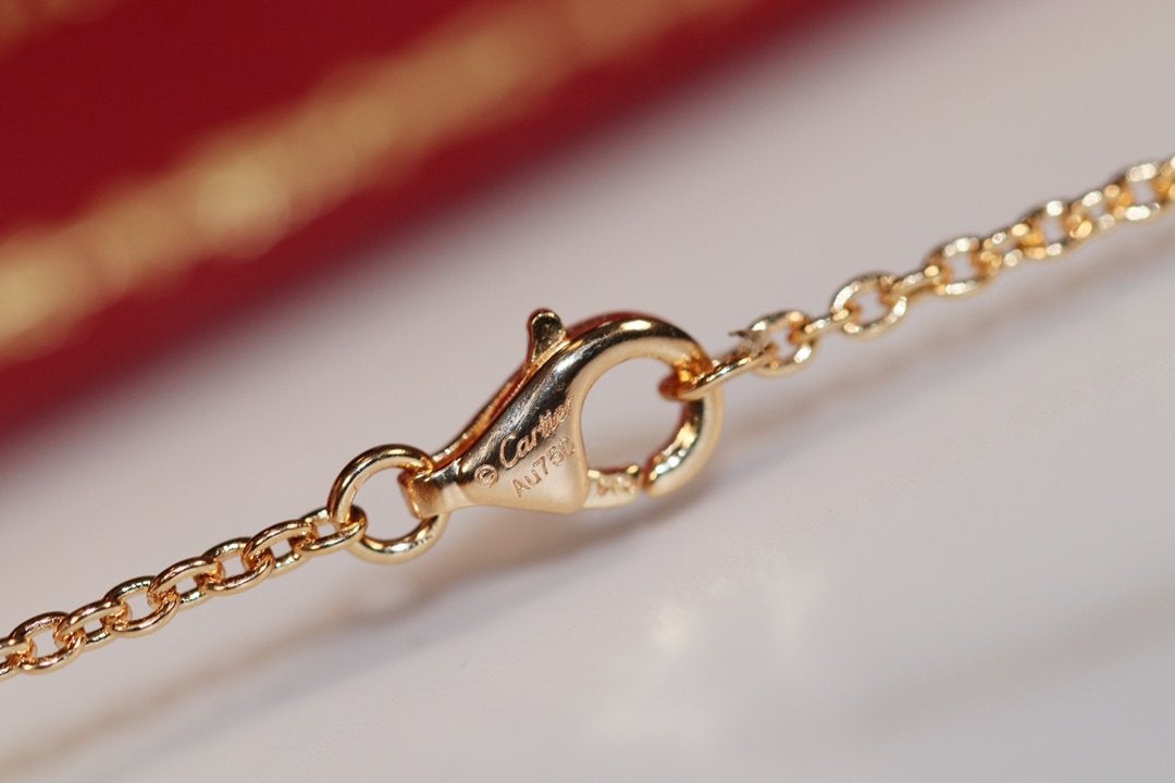 [Baslove] LIEBE HALSKETTE ROSA GOLD UND SILBER 