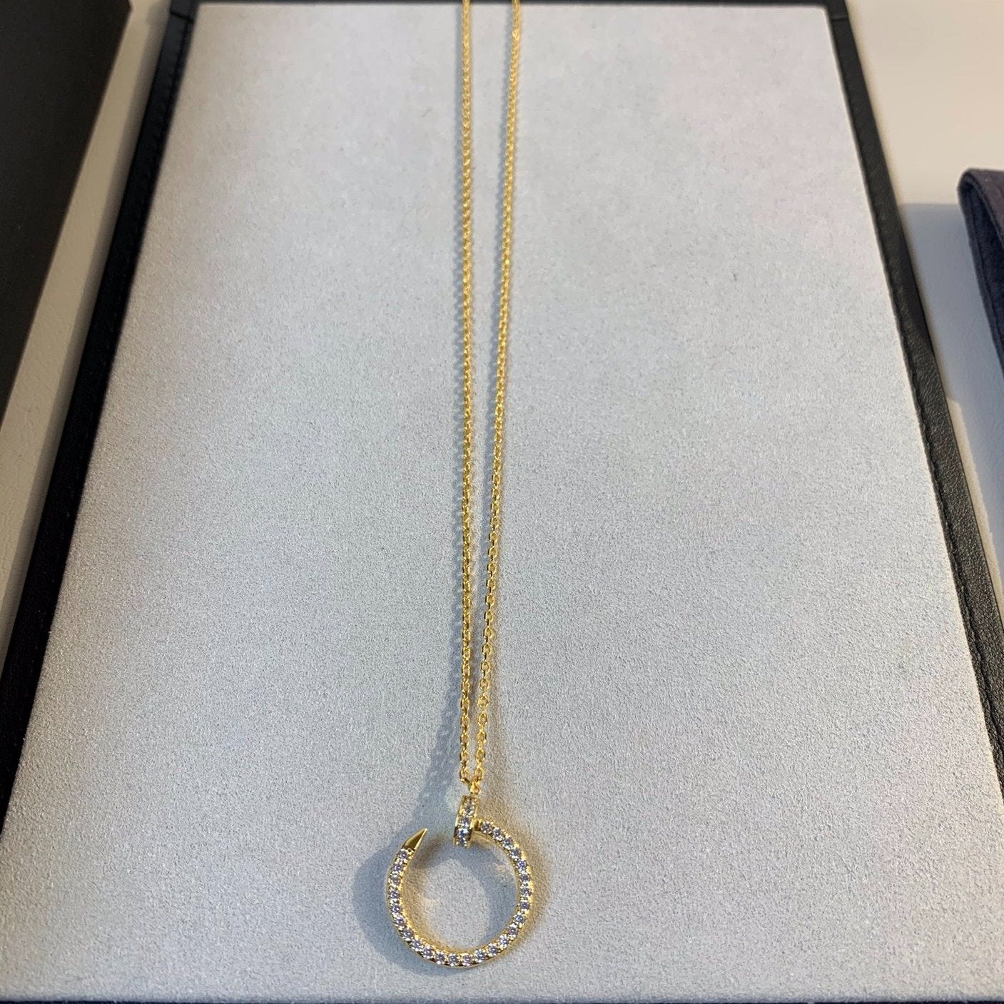 [Baslove]JUSTE HALSKETTE GOLD DIAMANTEN 