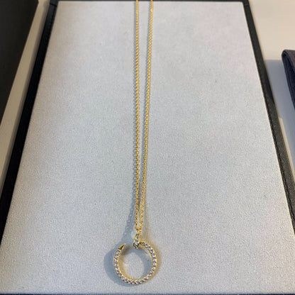 [Baslove]JUSTE HALSKETTE GOLD DIAMANTEN 