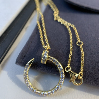 [Baslove]JUSTE HALSKETTE GOLD DIAMANTEN 