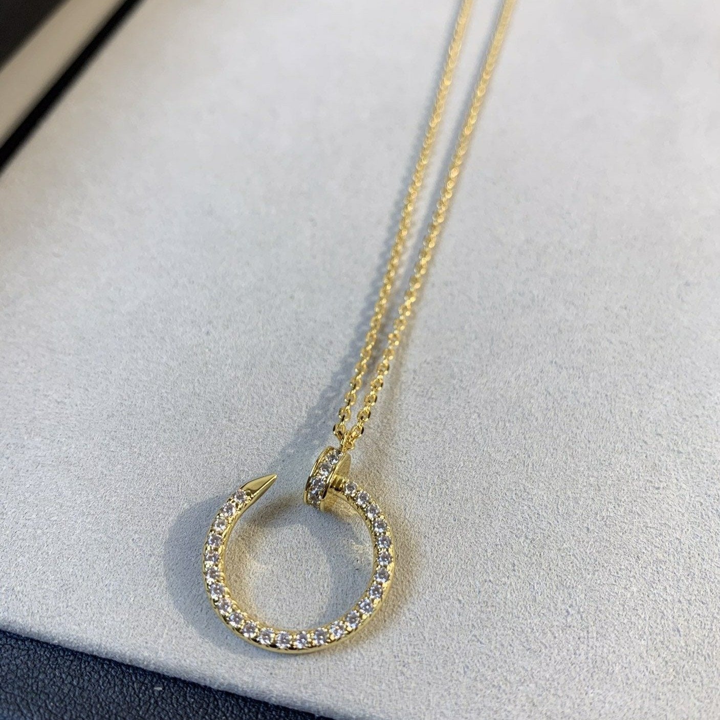 [Baslove]JUSTE HALSKETTE GOLD DIAMANTEN 