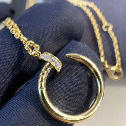 [Baslove]JUSTE HALSKETTE GOLD DIAMANTEN 