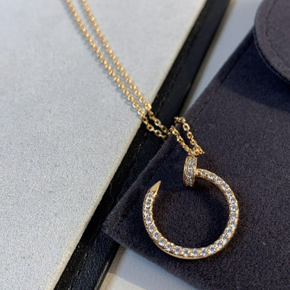 [Baslove]JUSTE HALSKETTE ROSGOLD DIAMANTEN 
