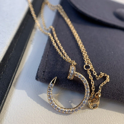 [Baslove]JUSTE HALSKETTE ROSGOLD DIAMANTEN 