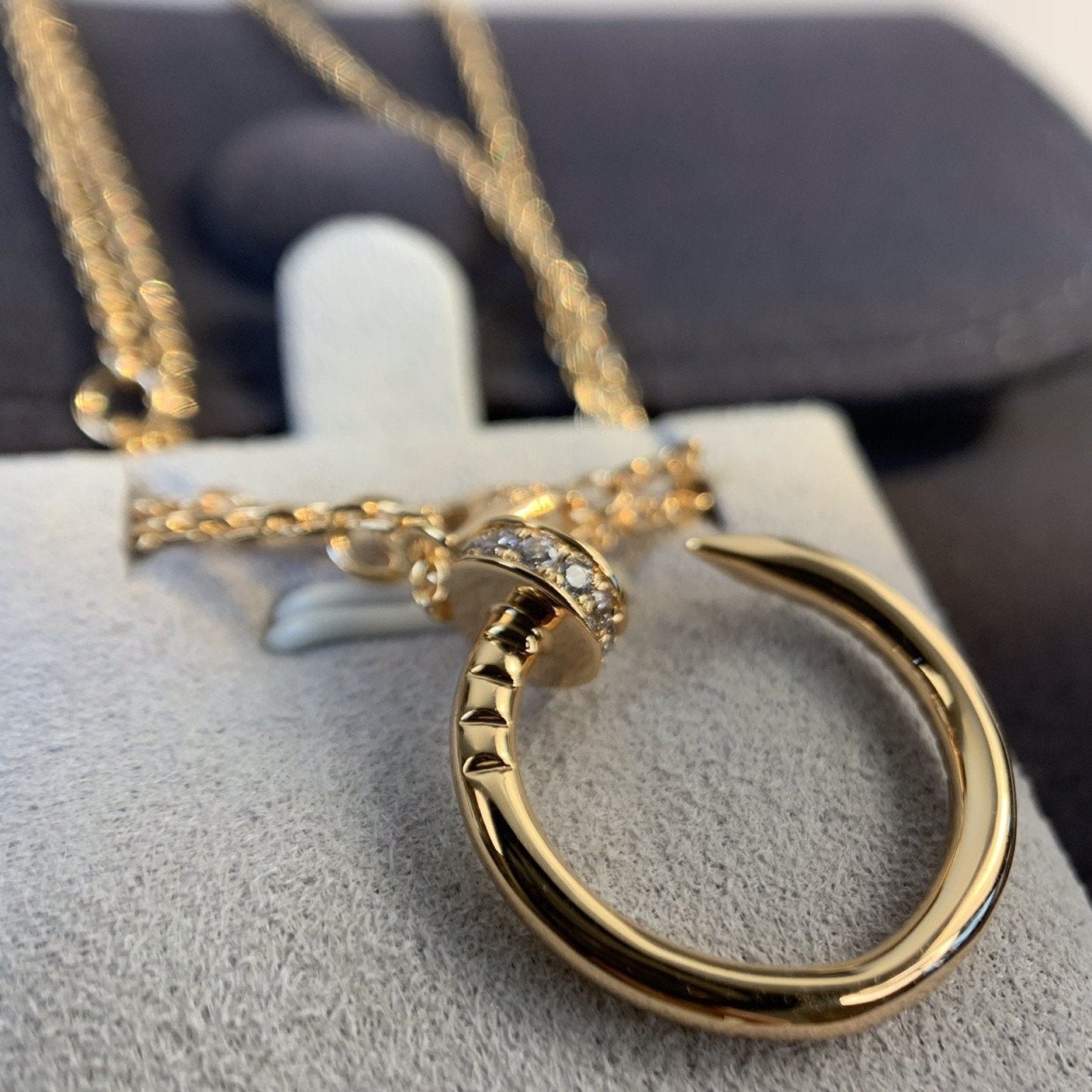 [Baslove]JUSTE HALSKETTE ROSGOLD DIAMANTEN 