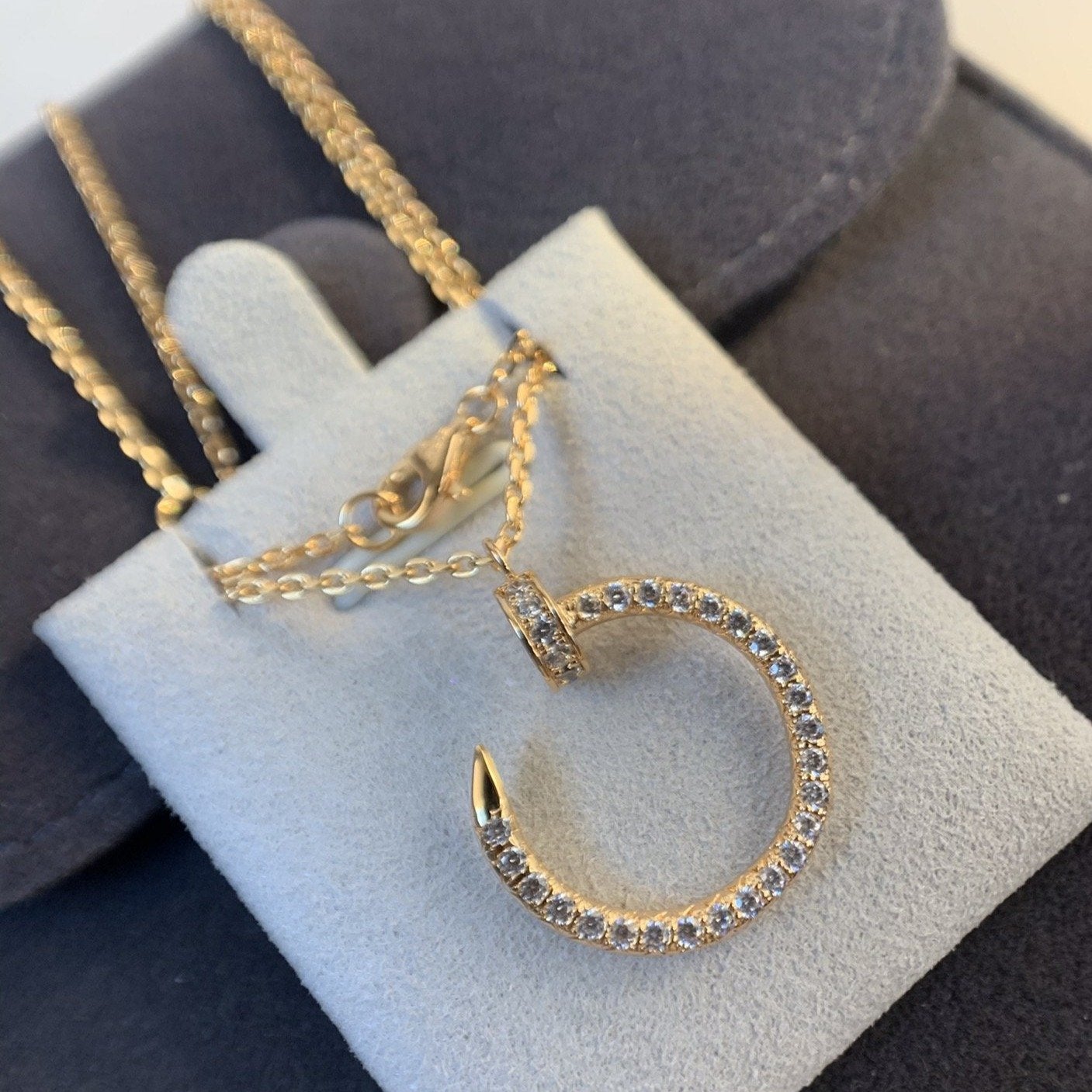[Baslove]JUSTE HALSKETTE ROSGOLD DIAMANTEN 