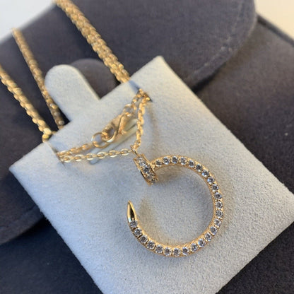 [Baslove]JUSTE HALSKETTE ROSGOLD DIAMANTEN 