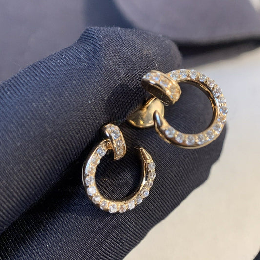 [Baslove]JUSTE OHRRINGE GOLD DIAMANTEN 