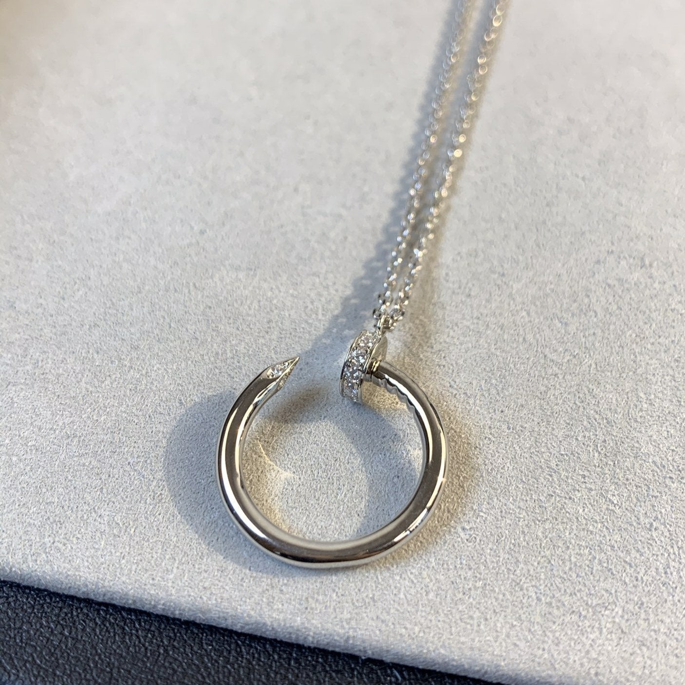 [Baslove]JUSTE HALSKETTE SILBER 