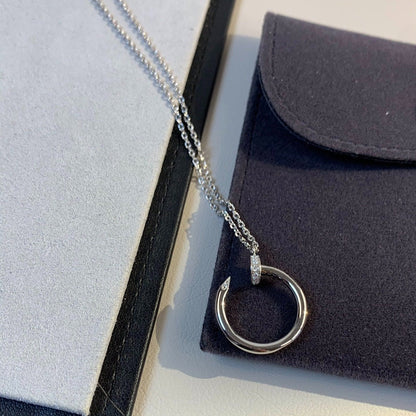 [Baslove]JUSTE HALSKETTE SILBER 