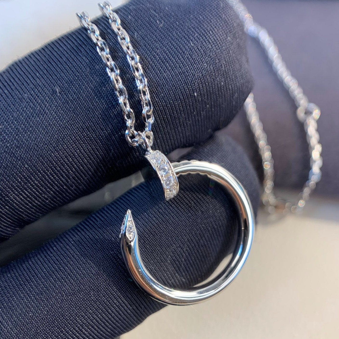 [Baslove]JUSTE HALSKETTE SILBER 