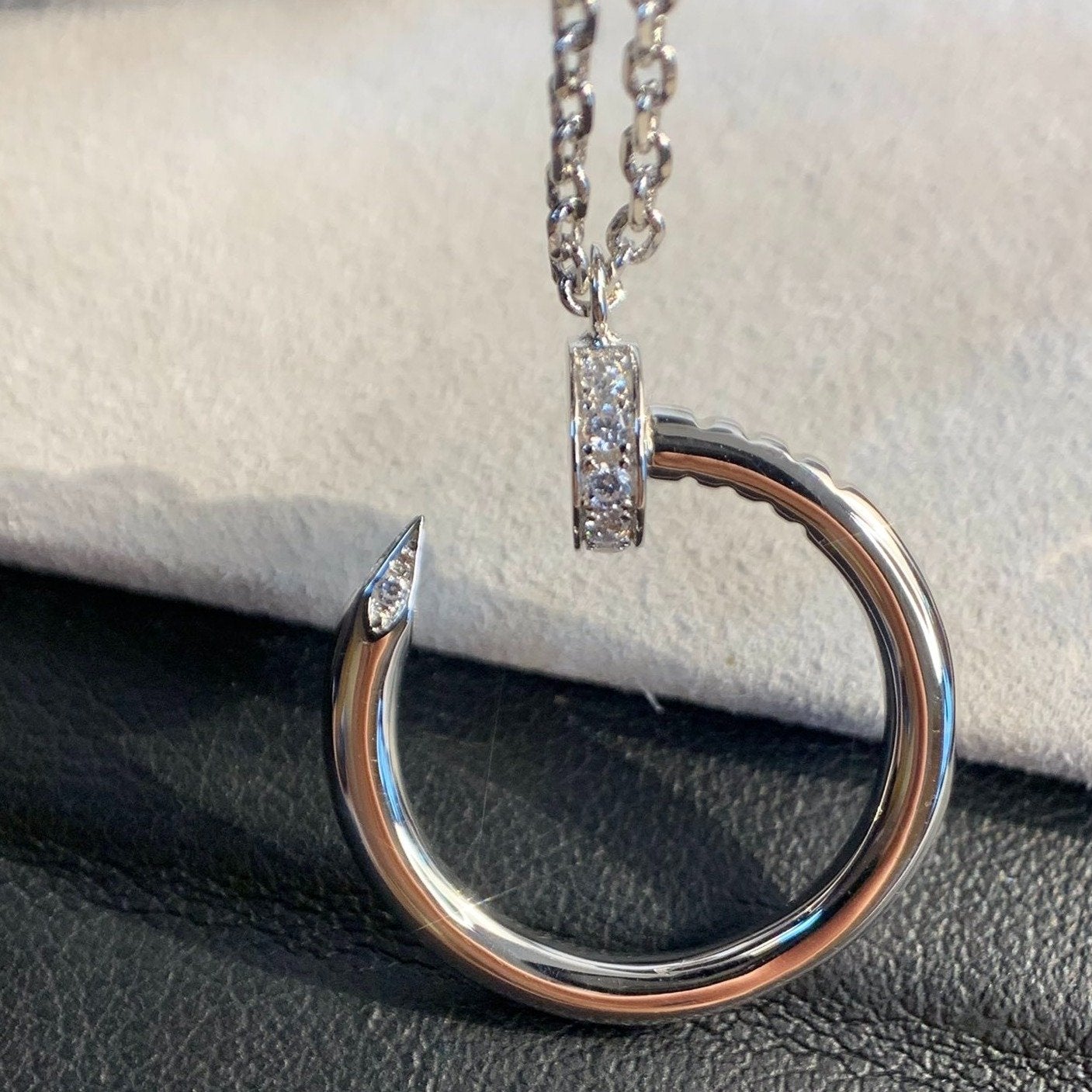 [Baslove]JUSTE HALSKETTE SILBER 