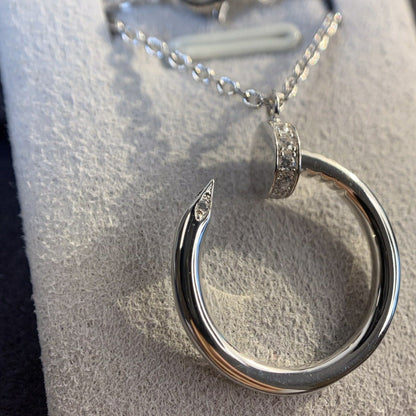 [Baslove]JUSTE HALSKETTE SILBER 