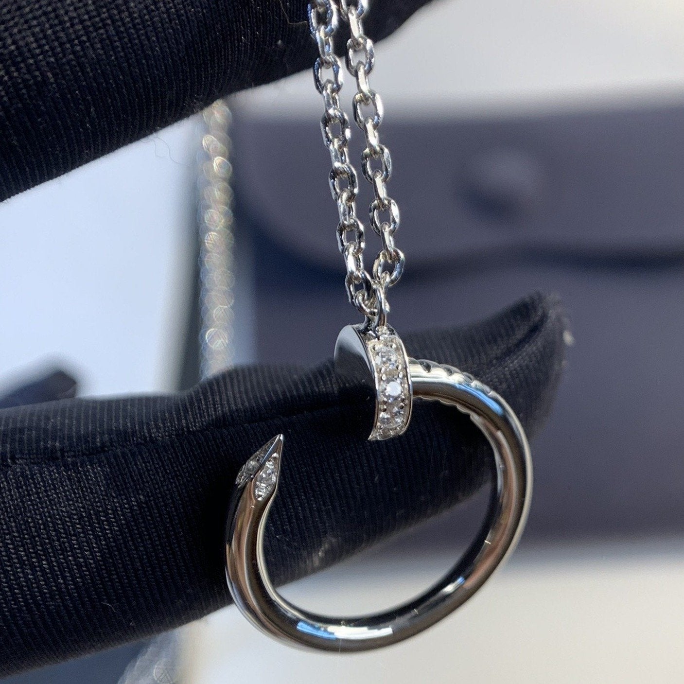 [Baslove]JUSTE HALSKETTE SILBER 