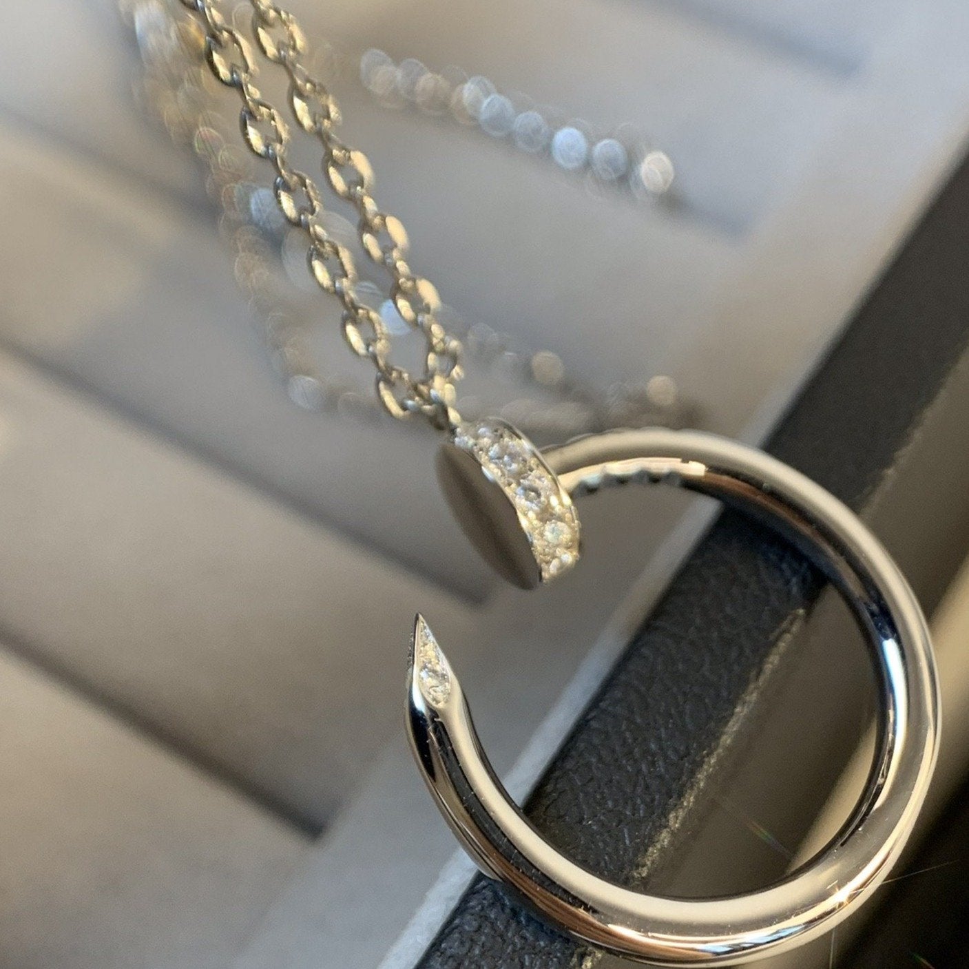[Baslove]JUSTE HALSKETTE SILBER 