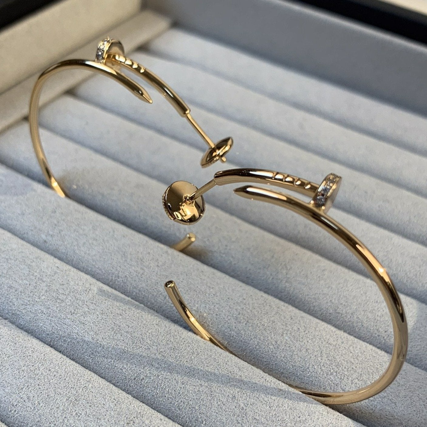 [Baslove]JUSTE OHRRINGE GOLD DIAMANTEN 1,8 MM 