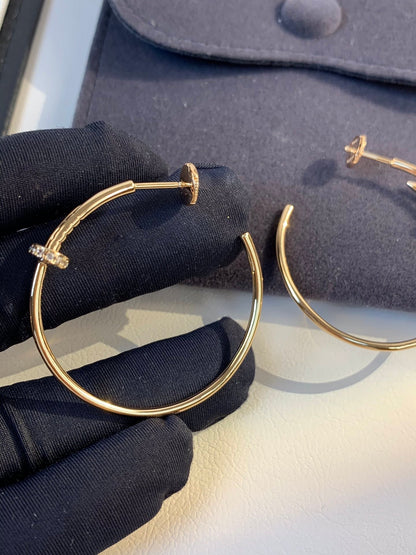[Baslove]JUSTE OHRRINGE GOLD DIAMANTEN 1,8 MM 