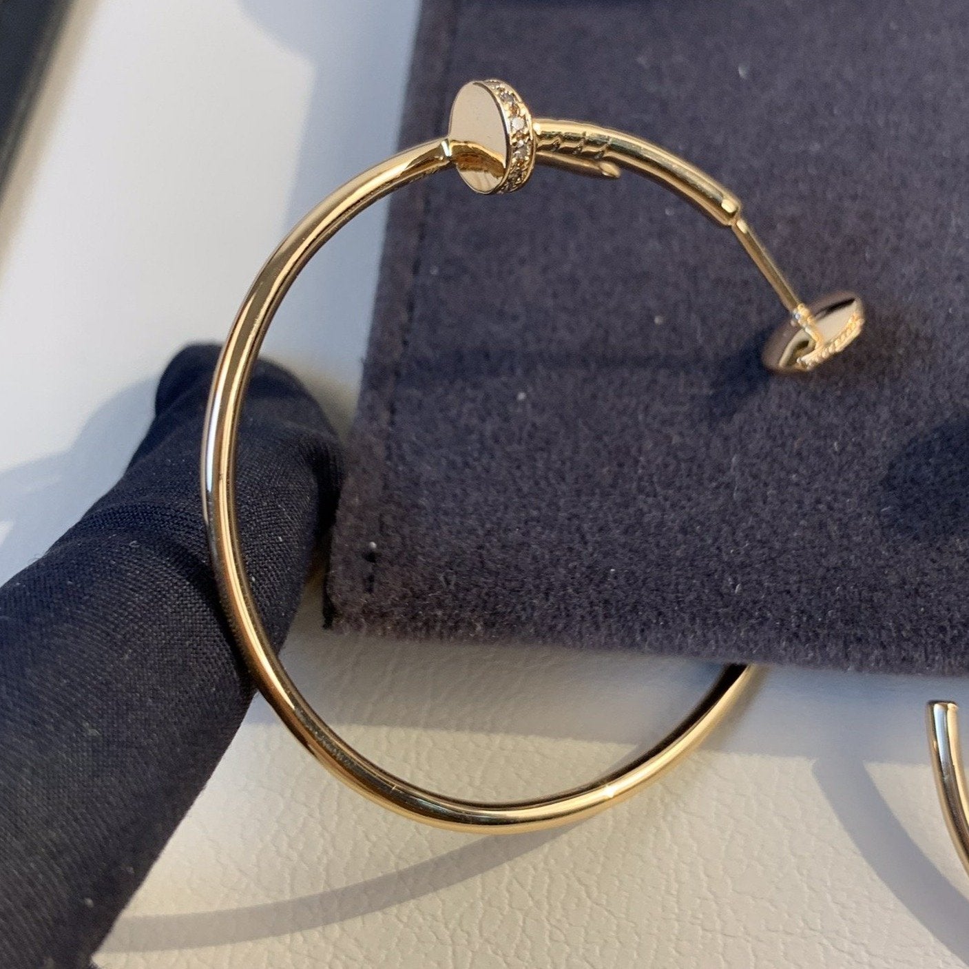 [Baslove]JUSTE OHRRINGE GOLD DIAMANTEN 1,8 MM 