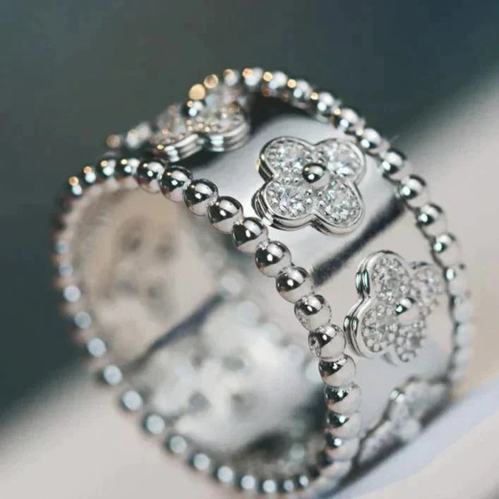 [Baslove] KLEEBLATT-KALEIDOSKOP-RING 10MM