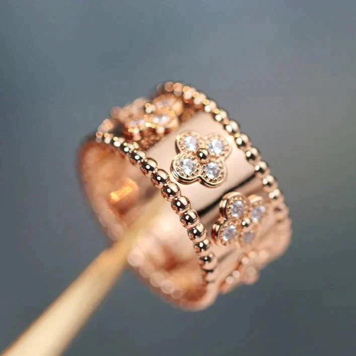 [Baslove] KLEEBLATT-KALEIDOSKOP-RING 10MM