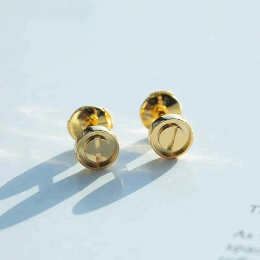 [Baslove] LIEBE OHRRINGE GOLD 10MM