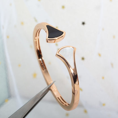 [Baslove]DREAM ARMBAND OFFEN ROSA GOLD MOP