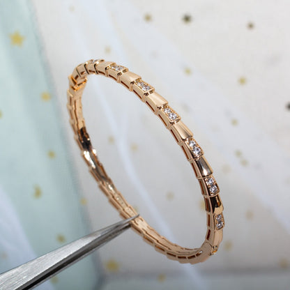 [Baslove]SERPENTI KLEINES ARMBAND ROSGOLD DIAMANT