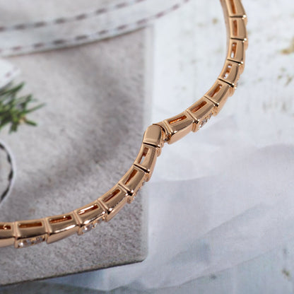 [Baslove]SERPENTI KLEINES ARMBAND ROSGOLD DIAMANT